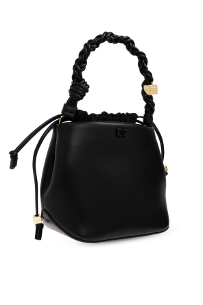 Ganni Bolso de mano de piel ecológica