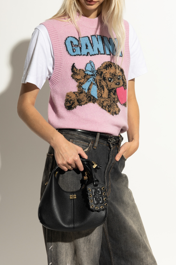 Ganni Handbag `Hobo Mini`