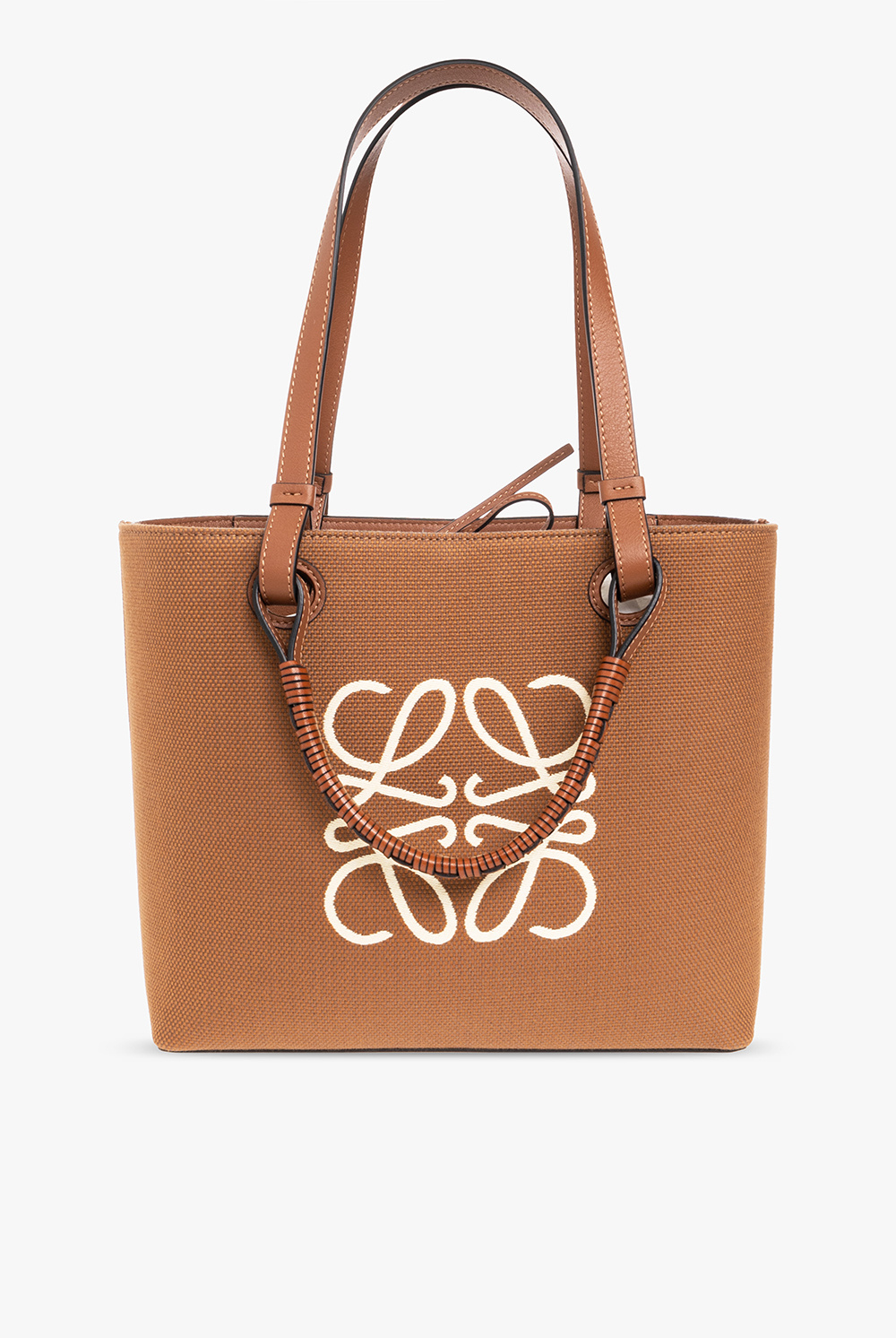 loewe oak ‘Anagram Small’ shopper bag