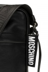 Moschino Logo-patched shoulder Skull bag