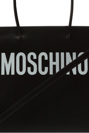 Moschino Kayan cutout leather tote