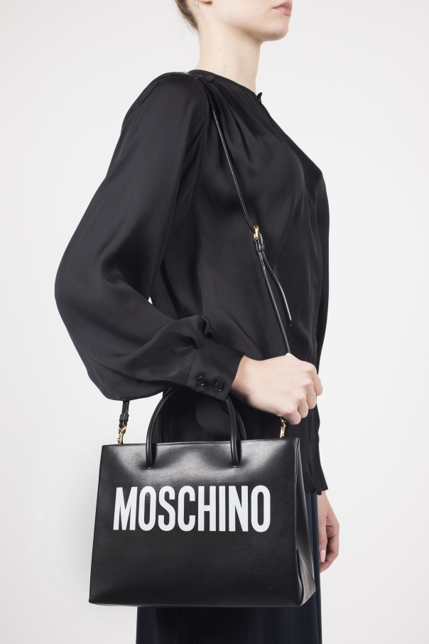 Moschino Logo-printed shoulder bag