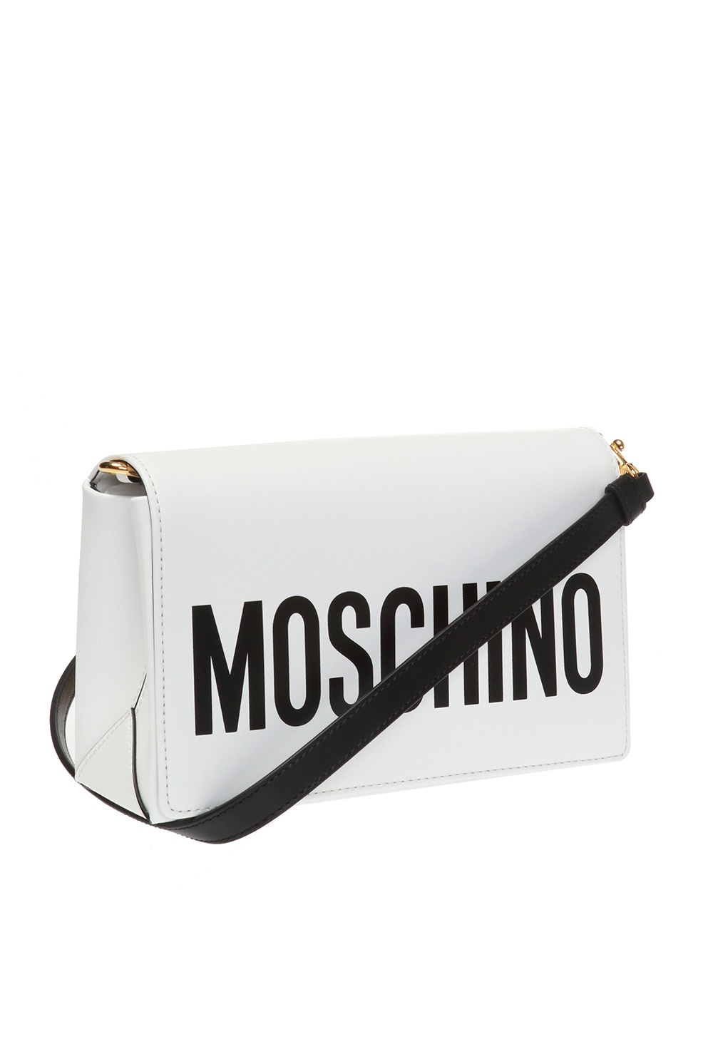 Moschino Themoirè ruched leather shoulder Bum bag Viola