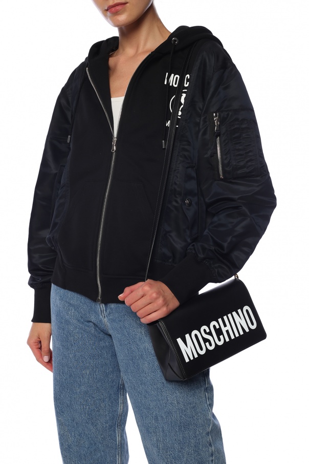 Moschino Logo-printed shoulder bag