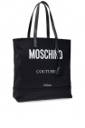 Moschino River Island woven ruched bag with chunky chain strap in white