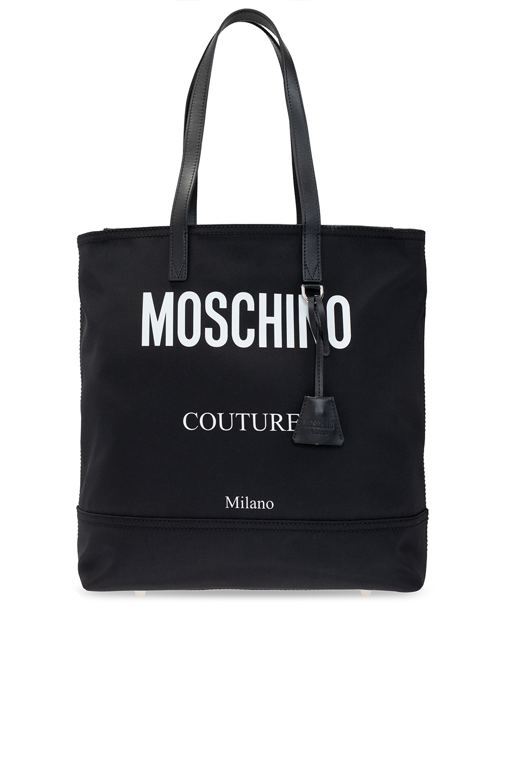 Black Shopper bag with logo Moschino - Vitkac Canada
