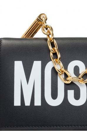 Moschino Dior Miss Dior Promenade shoulder bag in metallic grey glittering leather