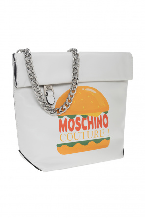 Moschino Varenne logo-emblem clutch bag