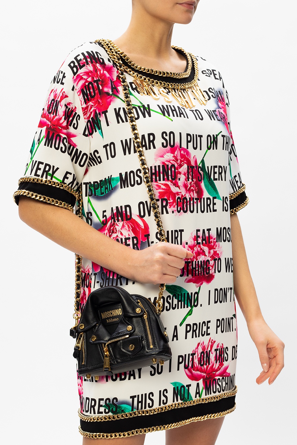 Moschino ‘Biker’ shoulder bag