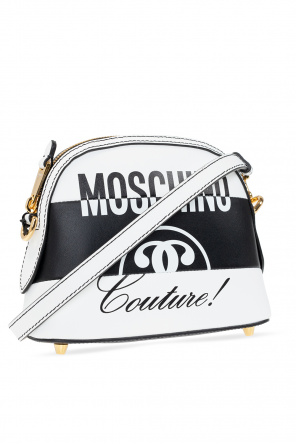 Moschino Черные слипперы-мюли в стиле мокасинов с блестками Totes