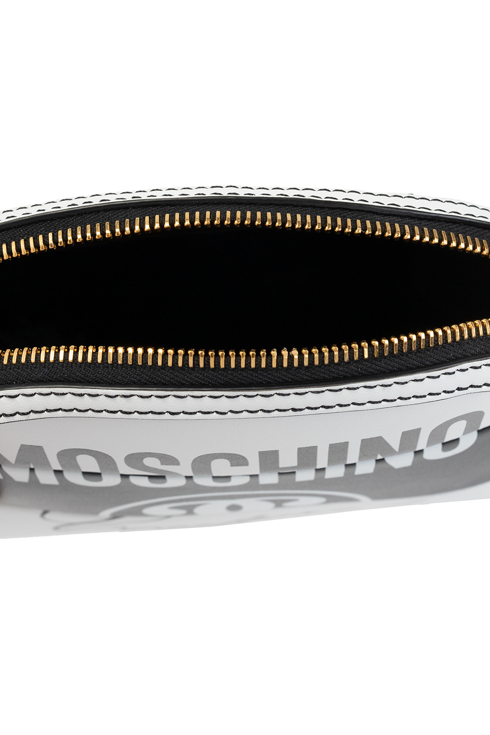 Moschino double zip make up bag