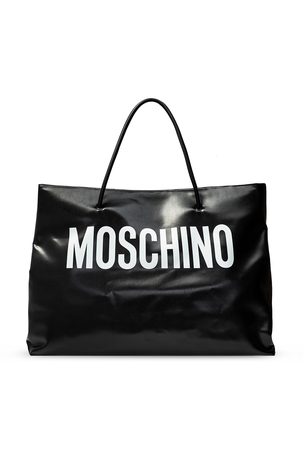 Shopper bag with logo Moschino - Vitkac 