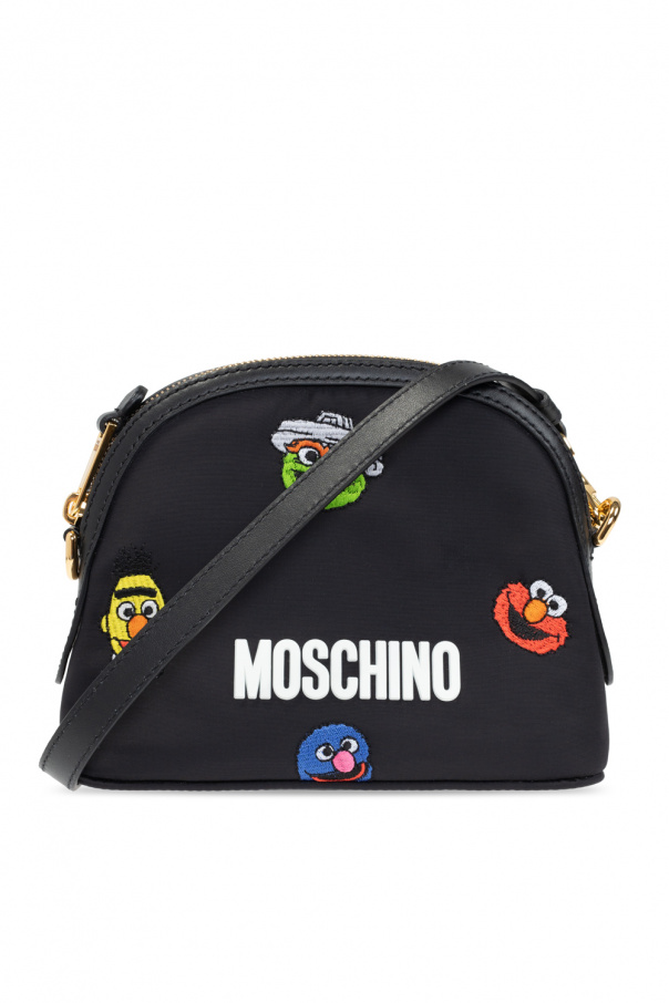 Moschino Appliquéd shoulder bag