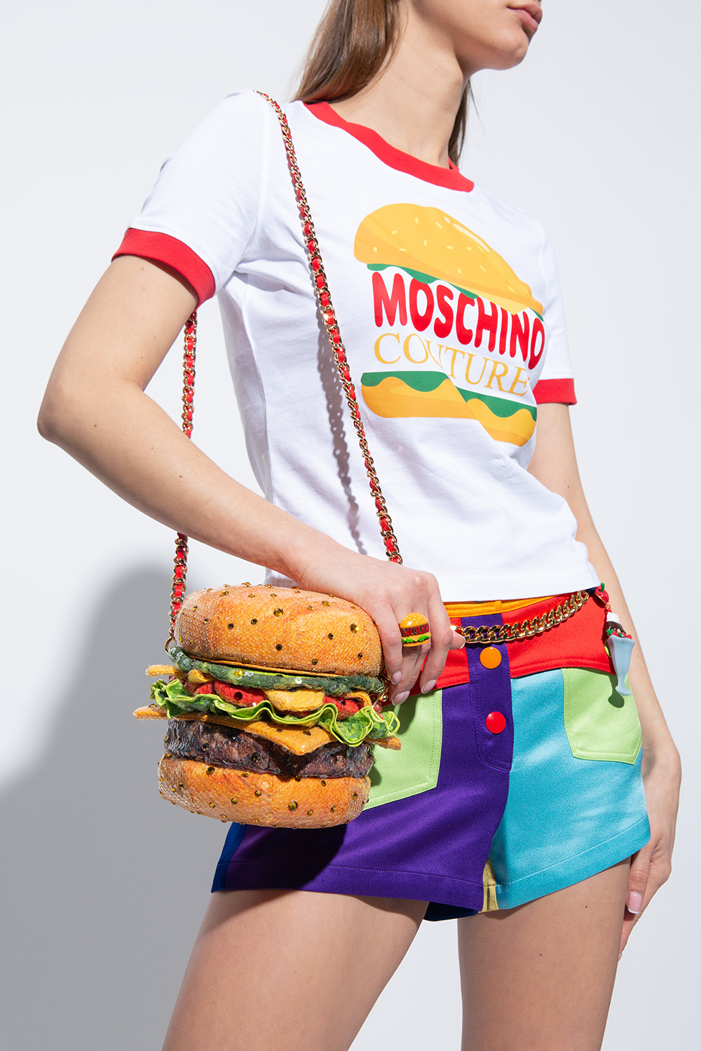 Moschino Hamburger shoulder bag