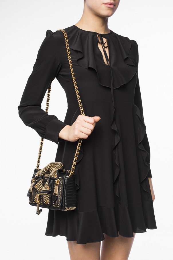 Moschino Biker jacket motif shoulder bag | Women's Bags | Vitkac