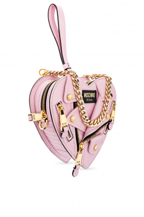 Moschino Torba na ramię ‘Heart Biker Small’