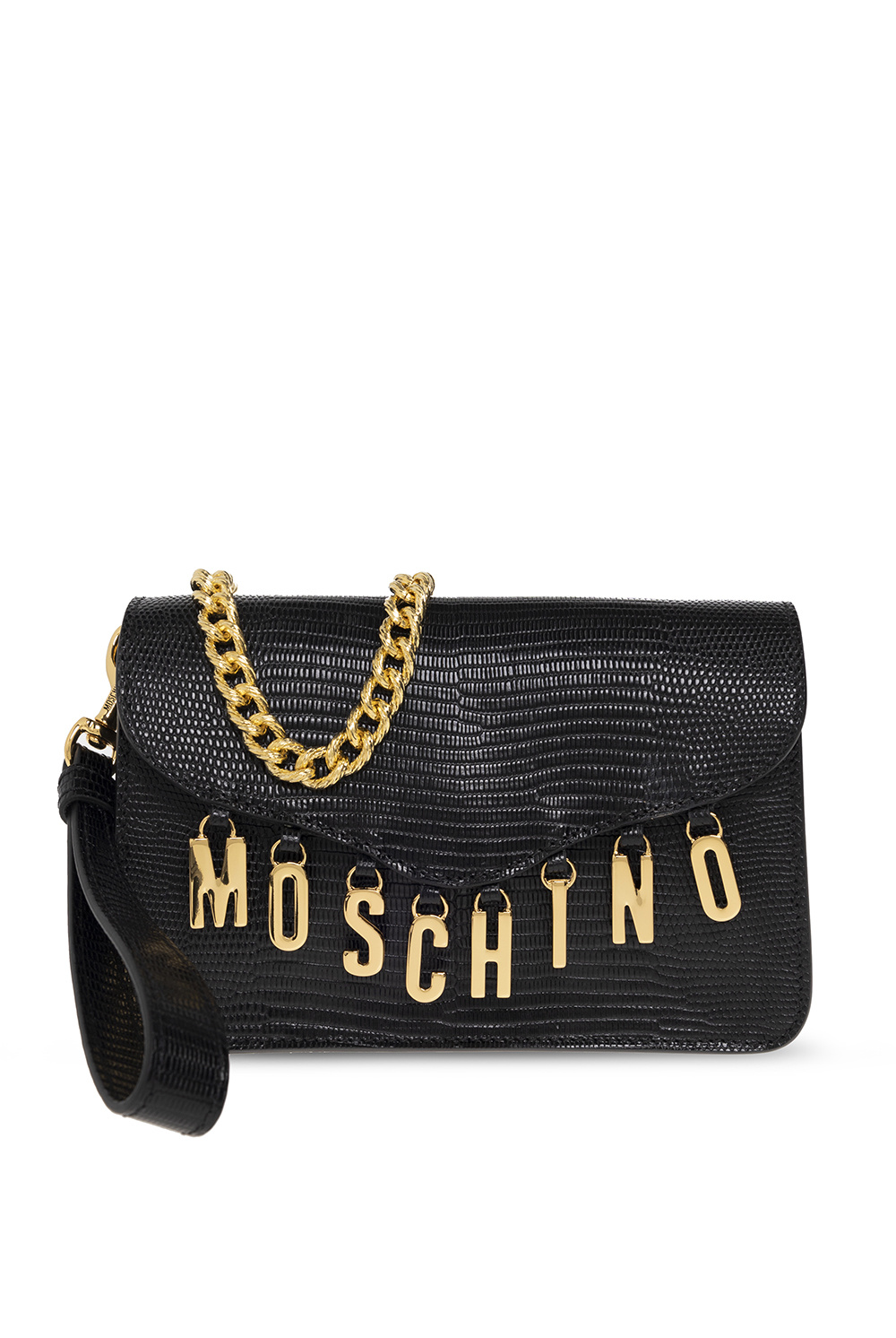 Moschino PIQUADRO colour-block panel logo backpack Schwarz