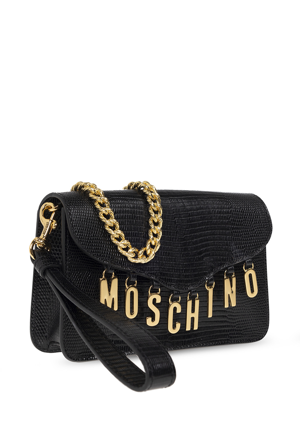 Moschino PIQUADRO colour-block panel logo backpack Schwarz