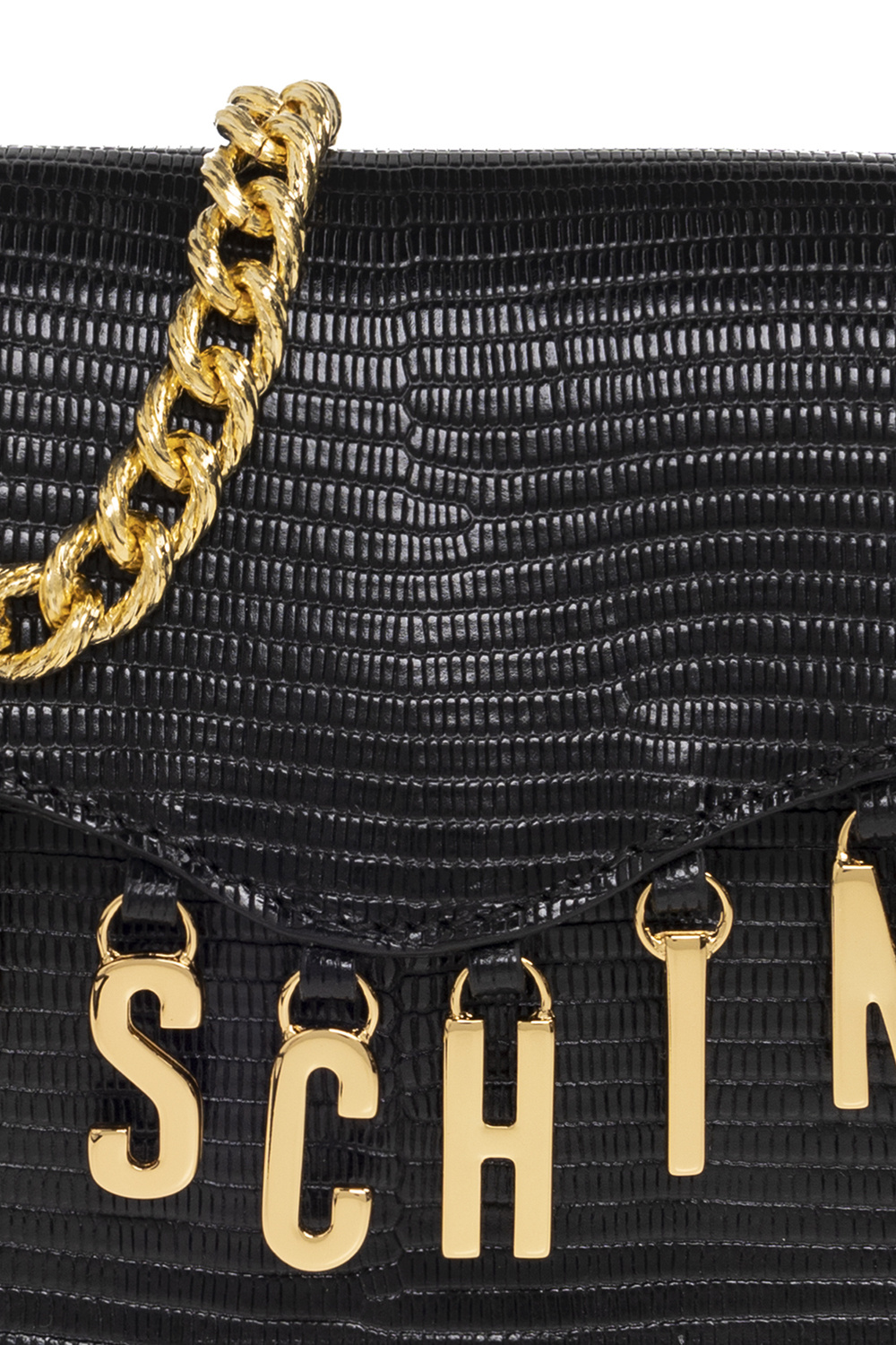 Moschino light small marks inside of the Wheel bag