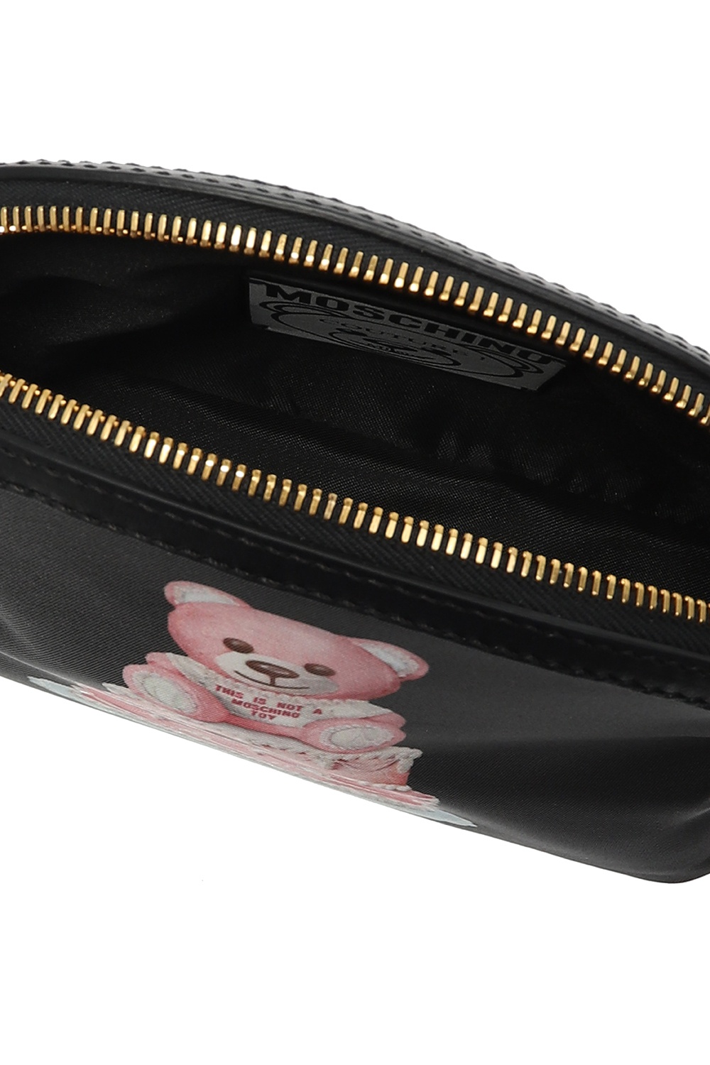 Moschino Teddy Bear Belt Bag in Black