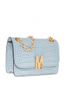 Moschino ‘M’ shoulder logo-jacquard bag