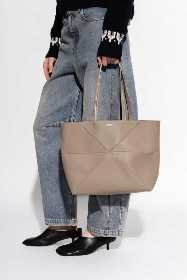 Loewe Shopper-Tasche „Puzzle Fold Medium“