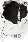 Moschino Bolsa Mini Bag Flap Feminina Alça Ajustá