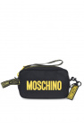 Moschino embossed-check shoulder bag Weiß