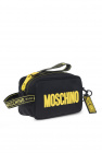 Moschino embossed-check shoulder bag Weiß