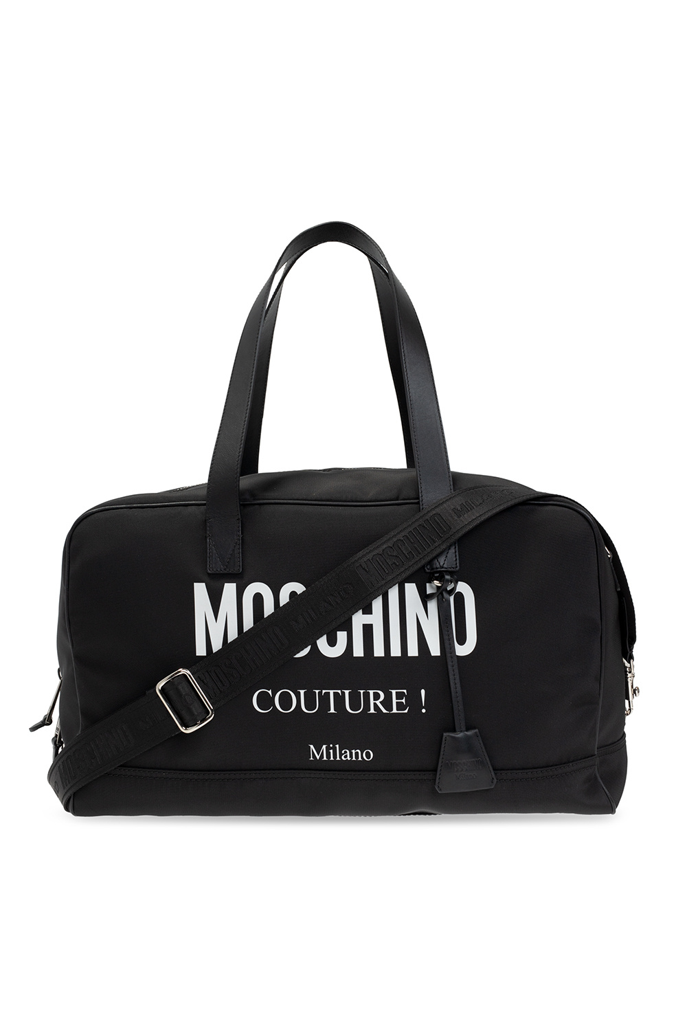 Moschino the hot shot airbrushed 2 0 cross body bag