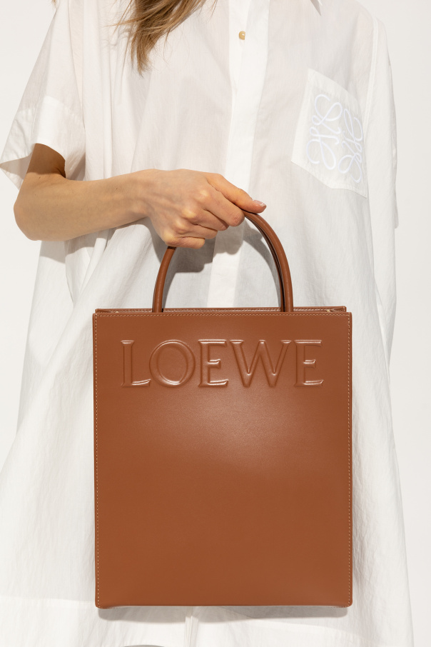 Loewe Leather shopper bag