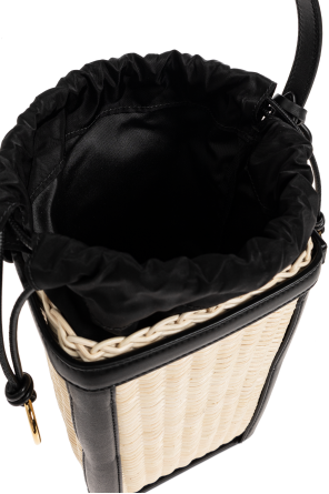 Alaïa Torba z rattanu