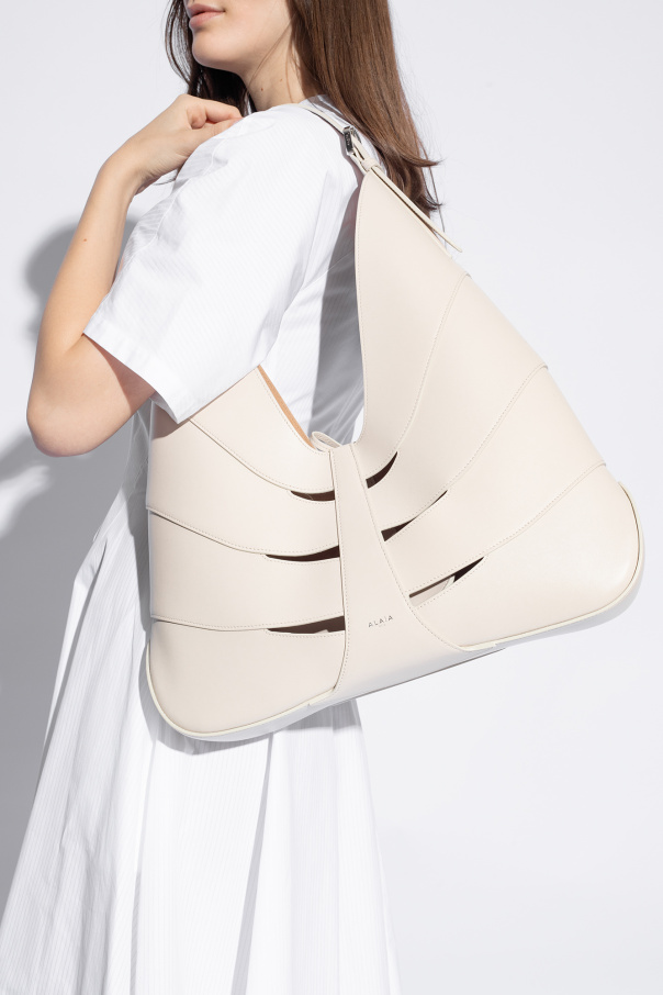 Alaïa ‘Delta’ hobo shoulder clutch bag