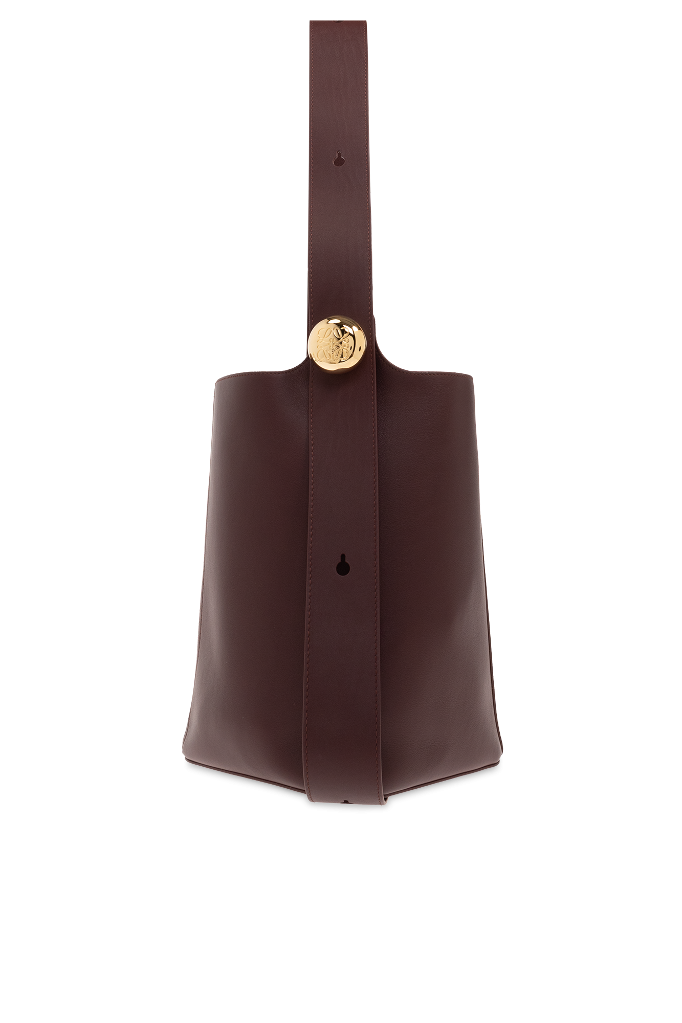 Loewe ‘medium Pebble' Shoulder Bag In Burgundy