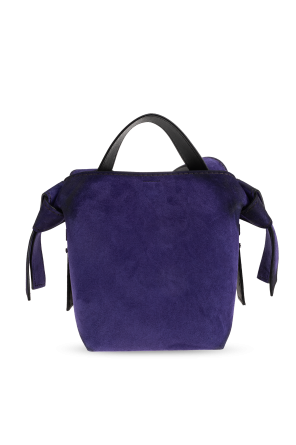 Acne Studios Suede handbag with logo