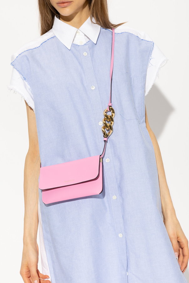 JW Anderson mini Swipe neck-strap bag Pink