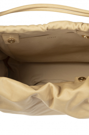 Aeron Camera Case Crossbody Leather Bag With Medusa Buckle;