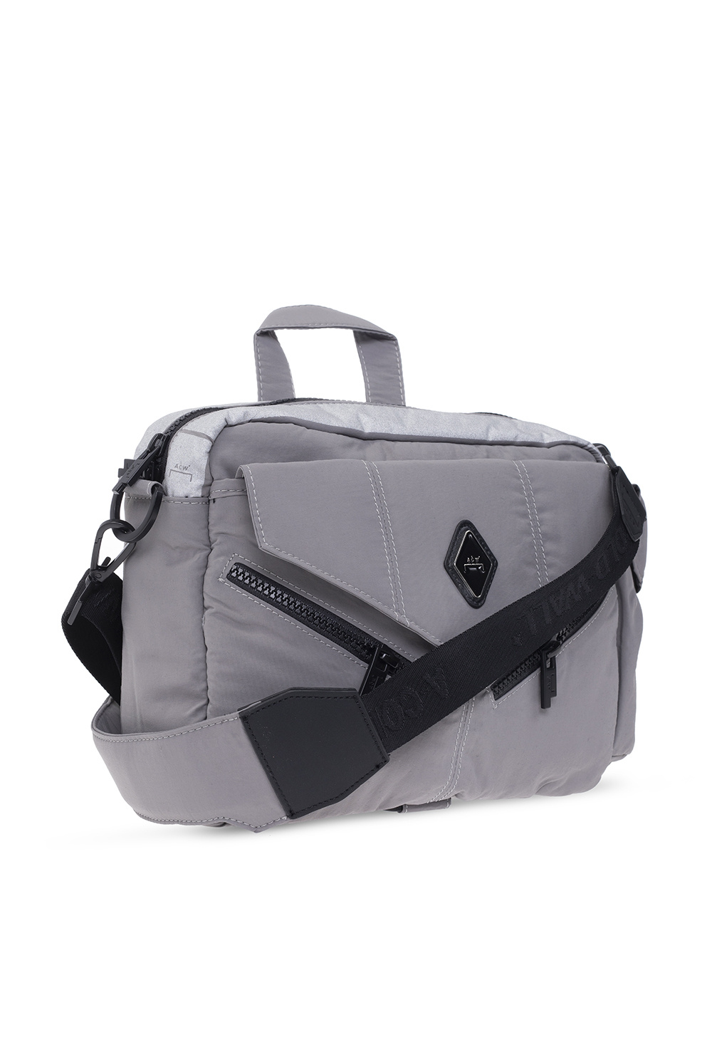 A-COLD-WALL* Geantă Tilly Sling Bag R12IVO50 Black Silver BSV