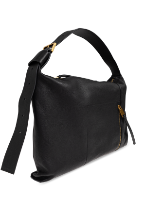 AllSaints Leather shoulder bag ‘Alba’