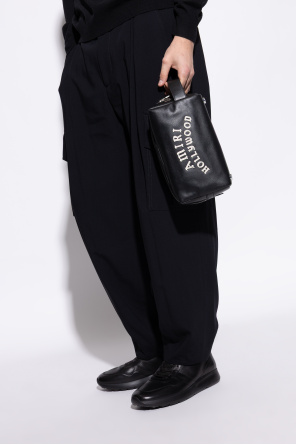 Leather toiletry bag od Amiri