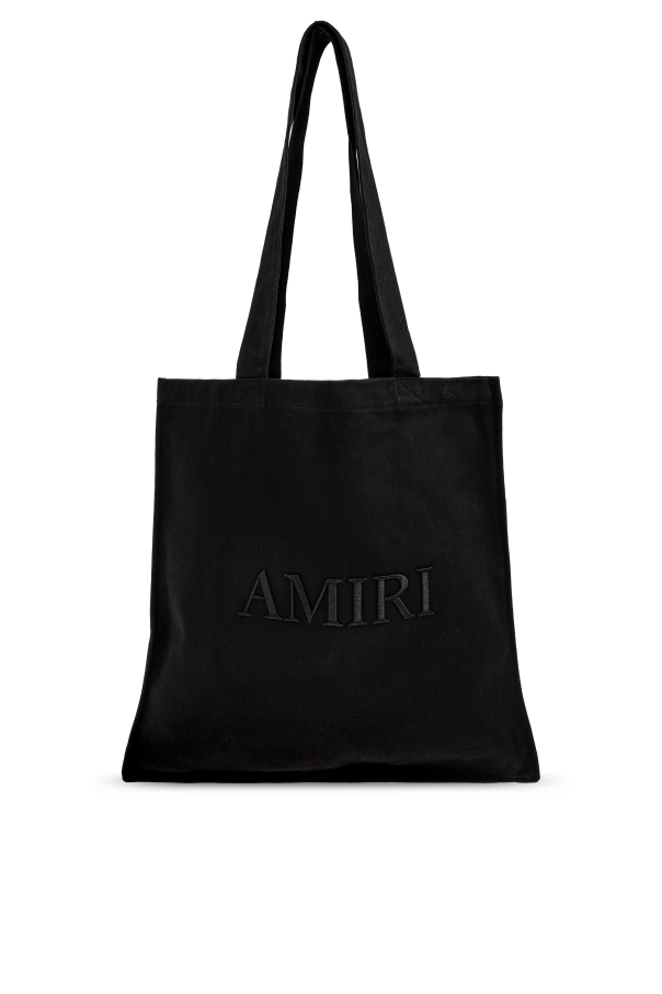 Cotton bag with embroidered logo od Amiri