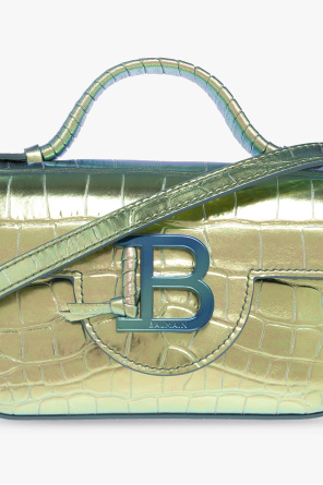 Balmain Logo-Print ‘B-Buzz Mini’ shoulder bag
