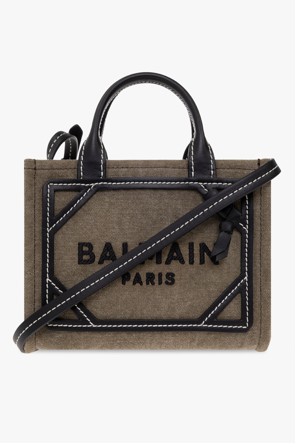 balmain monogram 'B-Army Mini' shoulder bag