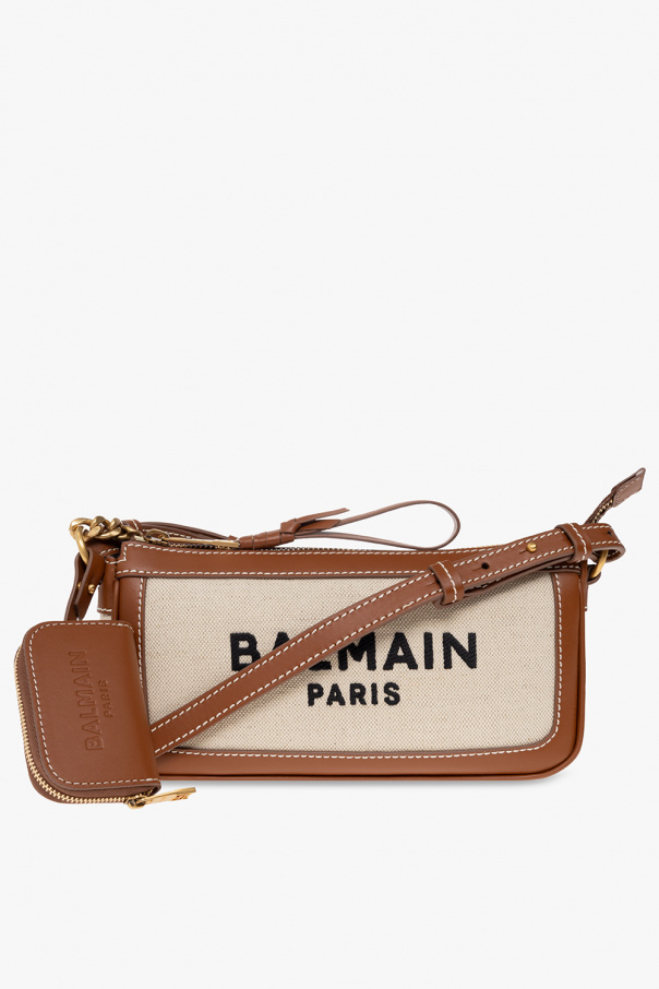 Balmain Rosso ‘B-Army’ shoulder bag