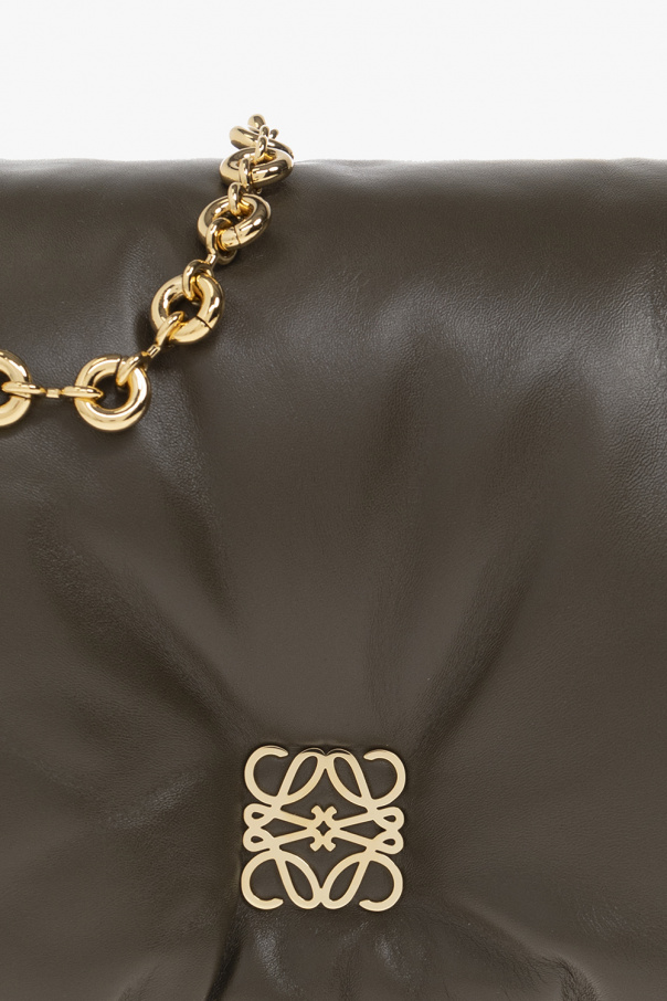 Loewe Goya bag 2021 leather shoulder. 