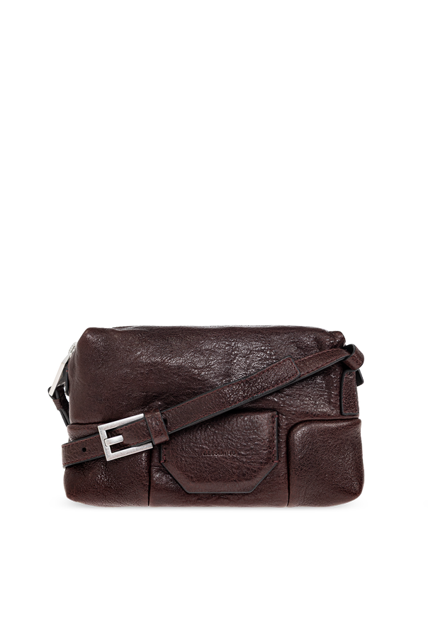 AllSaints Leather crossbody bag ‘Ares’