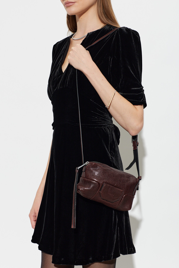 AllSaints Leather crossbody bag ‘Ares’