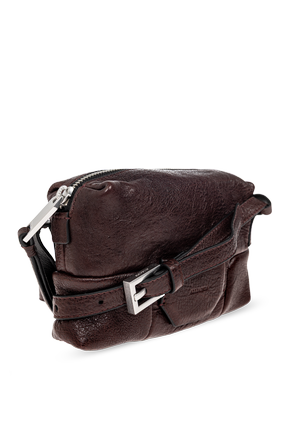 AllSaints Leather crossbody bag ‘Ares’