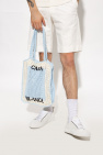 Casablanca BLUE Shopper bag with logo