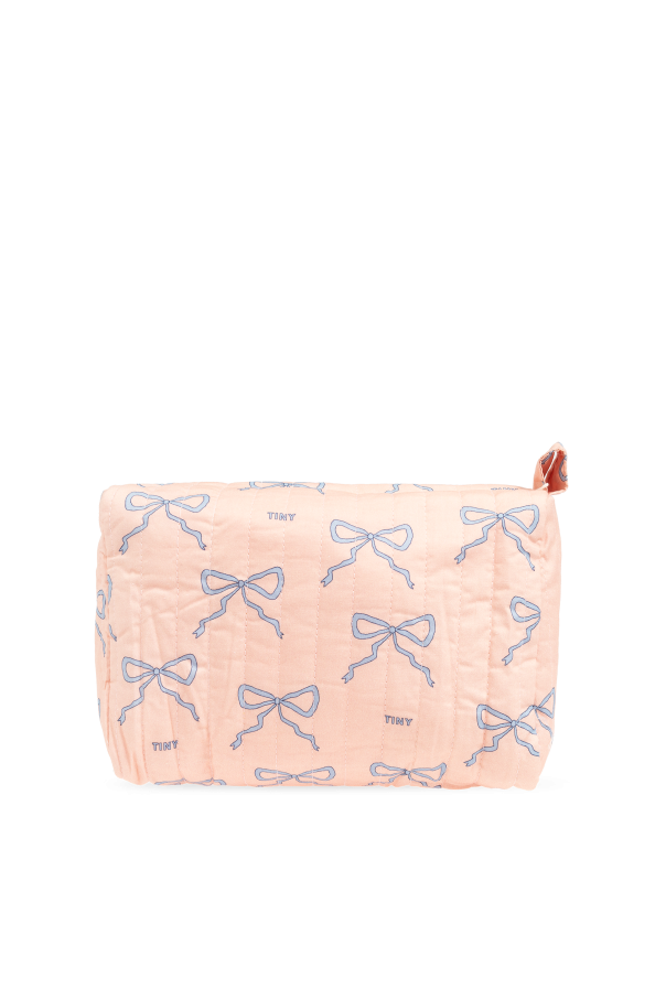 Tiny Cottons Cosmetic bag with bow pattern